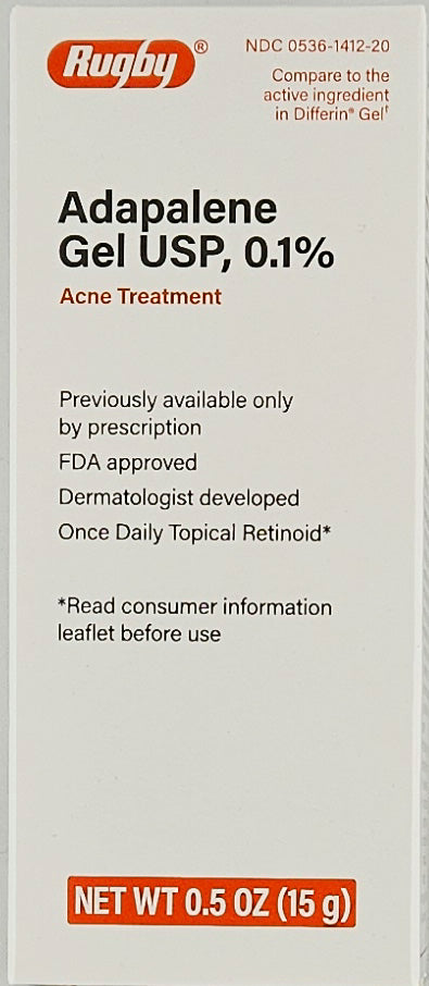 Adapalene Acne Gel, 0.5 oz by Rugby