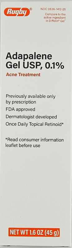 Adapalene Acne Gel, 1.6 oz by Rugby - Main product image