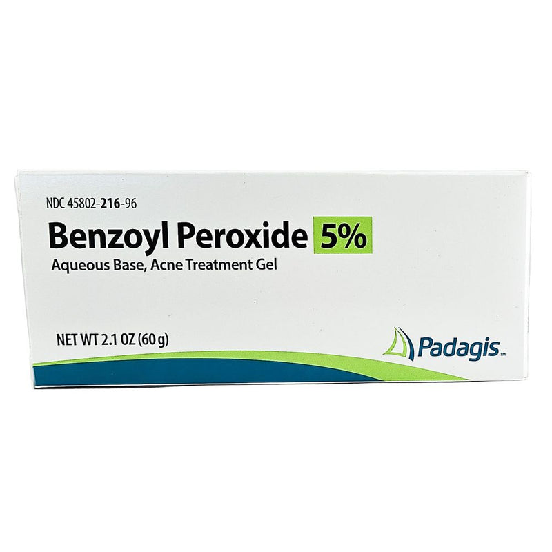 Benzoyl Peroxide 5% Acne Gel, 2.1 oz by Padagis - Main product image