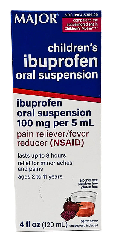 Children's Ibuprofen 4 fl oz (Berry Flavor) by Major - Main product image