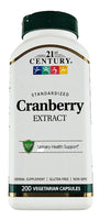 Cranberry Extract 400 mg, 200 Capsules by 21st Century - Image 1