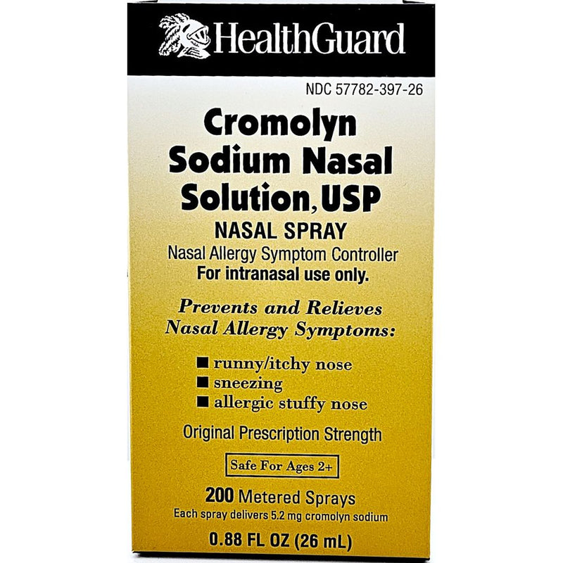 Cromolyn Sodium Nasal Solution, 0.88 fl oz by Health Guard - Main product image