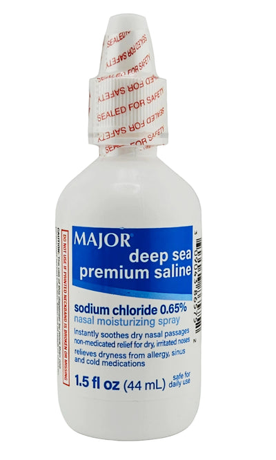 Deep Sea Premium Nasal Spray, 1.5 fl oz Each (1, 3, 6 or 12 pack) by Major