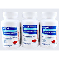 Docusate Sodium 100 mg 100 Softgels by Major - Image 2