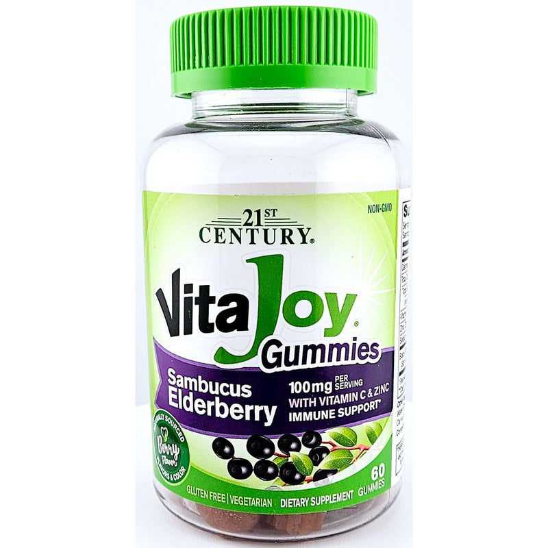 Elderberry (Sambucus) 100 mg Gummies by 21st Century - Main product image