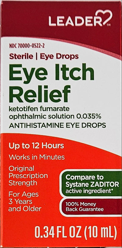 Eye Itch Relief Ophthalmic Solution 10mL by Leader