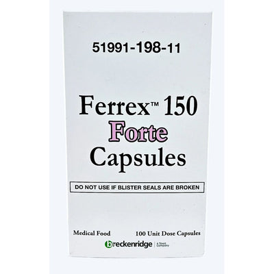 Ferrex 150 Forte (Iron Supplement) 100 Capsules