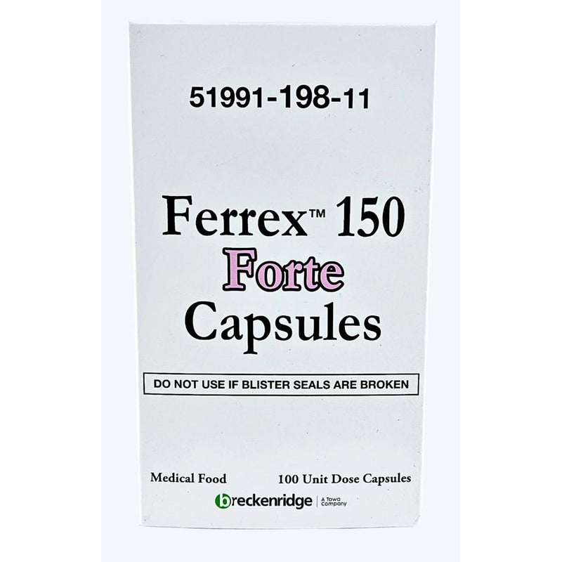 Ferrex 150 Forte (Iron Supplement) 100 Capsules - Main product image