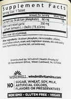 Garlic Supplement (Odor Controlled), 350 mg 100 Tablets by Windmill - Image 2