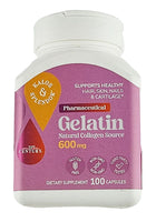 Gelatin 600 mg 100 Capsules by 21st Century - Image 1