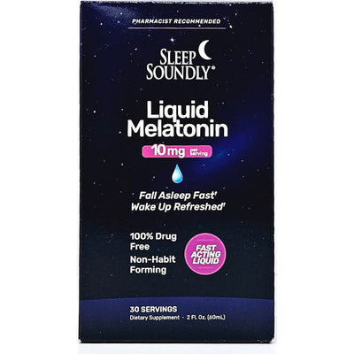 Melatonin 10 mg (Liquid) 2 fl oz (60mL) by Sleep Soundly