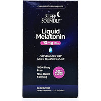 Melatonin 10 mg (Liquid) 2 fl oz (60mL) by Sleep Soundly - Image 1