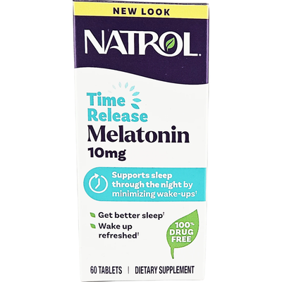 Melatonin 10 mg (Time Release) 60 Tablets by Natrol