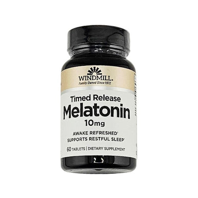 Melatonin 10 mg (Timed Release), 60 Tablets by Windmill