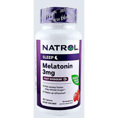 Melatonin 3 mg 90 Fast Dissolve Tablets by Natrol