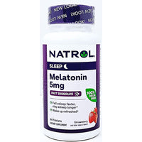 Melatonin 5 mg 90 Fast Dissolve Tablets by Natrol - Image 1