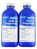 Milk of Magnesia 16 fl oz each (2 or 4 Pack) by Major - Image 1