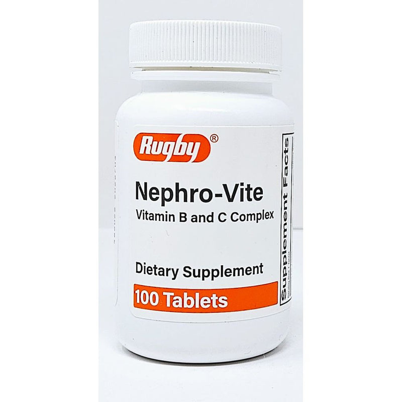 Nephro-Vite 100 Tablets by Rugby - Main product image