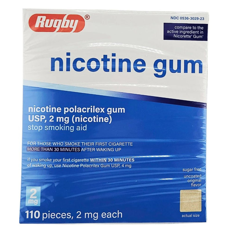 Nicotine Gum 2mg (Uncoated Original Flavor) 110 Pieces - Main product image