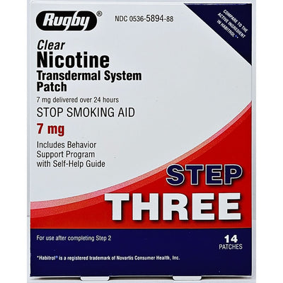 Nicotine Transdermal System Patch, Step 3