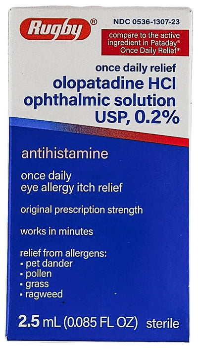 Olopatadine Hydrochloride Ophthalmic Solution 0.2% by Rugby