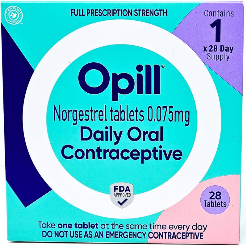 Opill Daily Oral Contraceptive, 28 Day Supply - Main product image