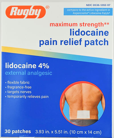 Pain Relief Patch 30 Patches by Rugby