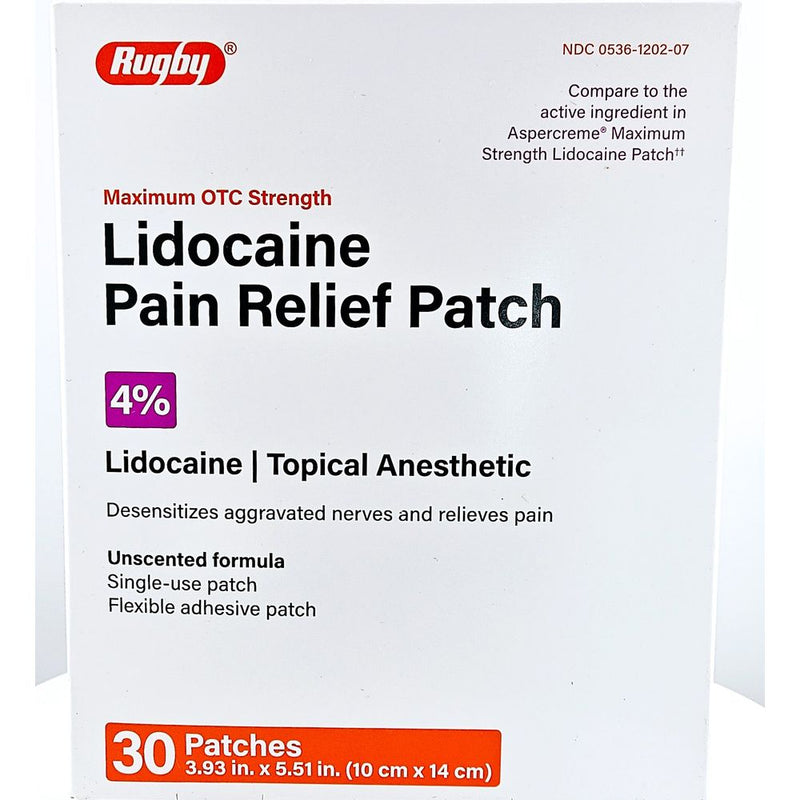 Pain Relief Patch 30 Patches by Rugby - Main product image