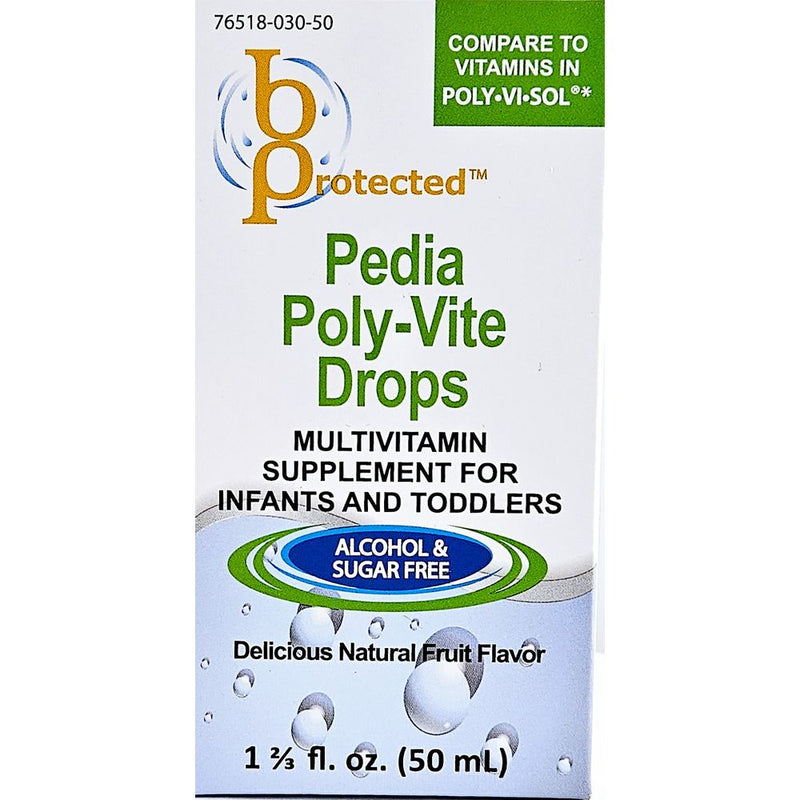 Pedia Poly-Vite Drops (Multivitamin Supplement) for Infants & Toddlers - Main product image