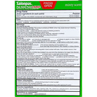 Salonpas Pain Relieving Patch, 9 Large Patches - Image 2