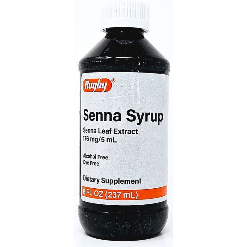 Senna Syrup 176 mg (Chocolate Flavor) 8 Fl oz by Rugby - Main product image