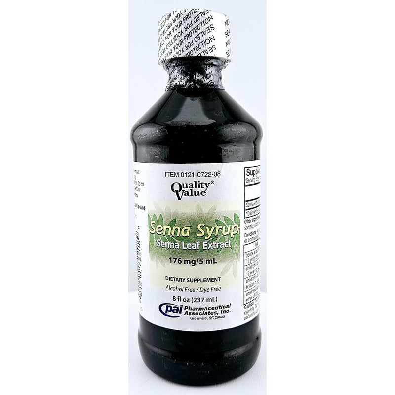 Senna Syrup (Senna Leaf Extract) 8 fl oz by Quality Value - Main product image