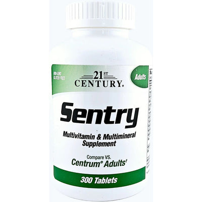 Multivitamin (Sentry) 300 Tablets by 21st Century