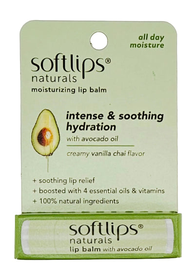 Soft lips Naturals Moisturizing Lip Balm (1 or 3 Pack)