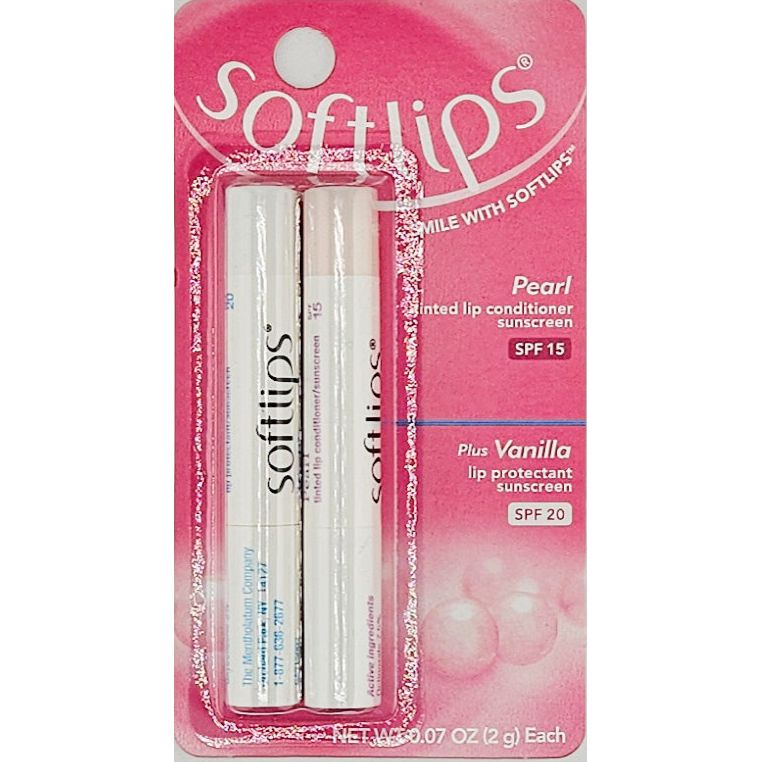 Soft lips Tinted Lip Balm Pearl plus Vanilla (2 sticks) - Main product image