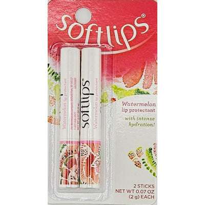 Soft lips (Watermelon Flavor)) Lip Conditioner (2 Sticks)