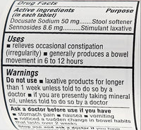 Stool Softener plus Stimulant Laxative 100 Tablets by Leader - Image 2