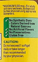 Vitamin B12, 5000 mcg 60 Softgels by Nature Made - Image 3