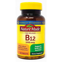 Vitamin B12 (Time Release) 1000 mcg 160 Tablets by Nature Made - Image 1