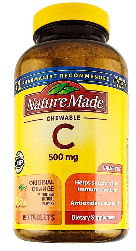Vitamin C, 500 mg 150 Chewable Tablets by Nature Made - Main product image