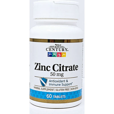 Zinc Citrate 50 mg by 21st Century