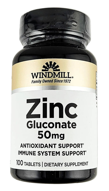 Zinc Gluconate 50 mg 100 Tablets by Windmill - Main product image