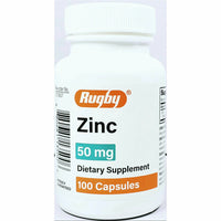 Zinc (Sulfate) 50 mg 100 Capsules by Rugby - Image 1