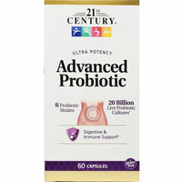Advanced Probiotic 1250 mg, 60 Capsules by 21st Century - Image 1