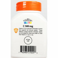Vitamin C 500 mg 110 Chewable Tablets by 21st Century - Image 4