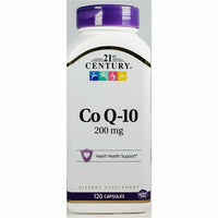 Co Q-10, 200 mg 120 Capsules by 21st Century - Image 1