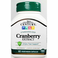 Cranberry Extract, 400 mg 60 Capsules by 21st Century - Image 1