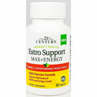 Estro Support Max plus Energy, 30 Tablets by 21st Century - Image 1