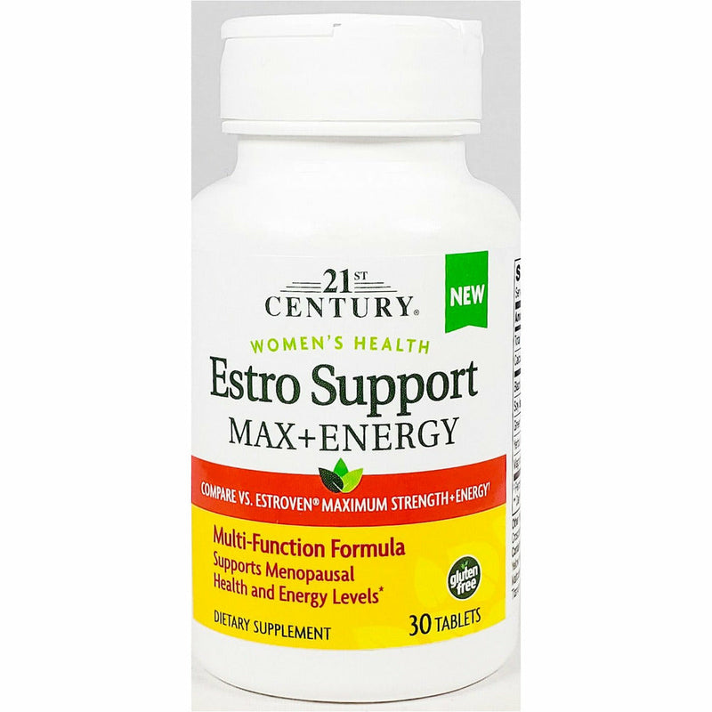 Estro Support Max plus Energy, 30 Tablets by 21st Century - Main product image