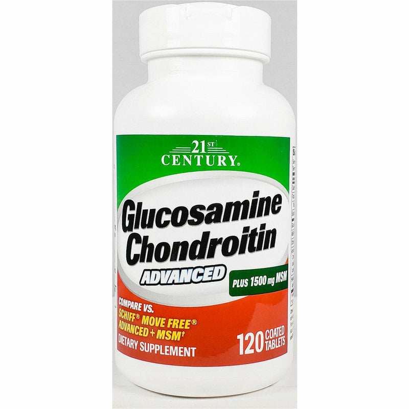 Glucosamine Chondroitin Advanced, 120 Coated Tablets by 21st Century - Main product image